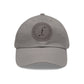 Dad Hat with Leather Patch (Round)