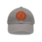 Dad Hat with Leather Patch (Round)